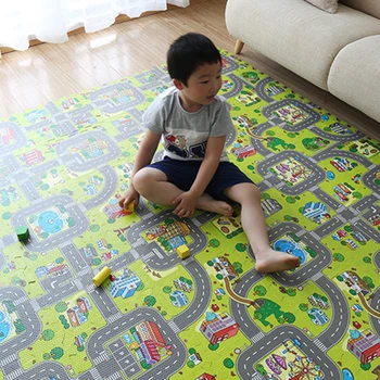 

9Pcs/pack Foam Floor Mat Map Pattern Baby Play Mat Anti Slip Carpet Educational Puzzle Toddler Crawl Pad 30*30*1cm