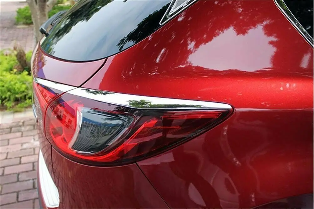 ForMazda CX-5 CX5 2013- хромированная отделка задних фонарей задняя крышка аксессуары