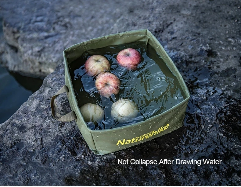 NatureHike открытый для пикника барбекю ведро воды сумка складная квадратная раковина для мытья посуды бассейна для Поход Кемпинг Рыбалка Путешествия