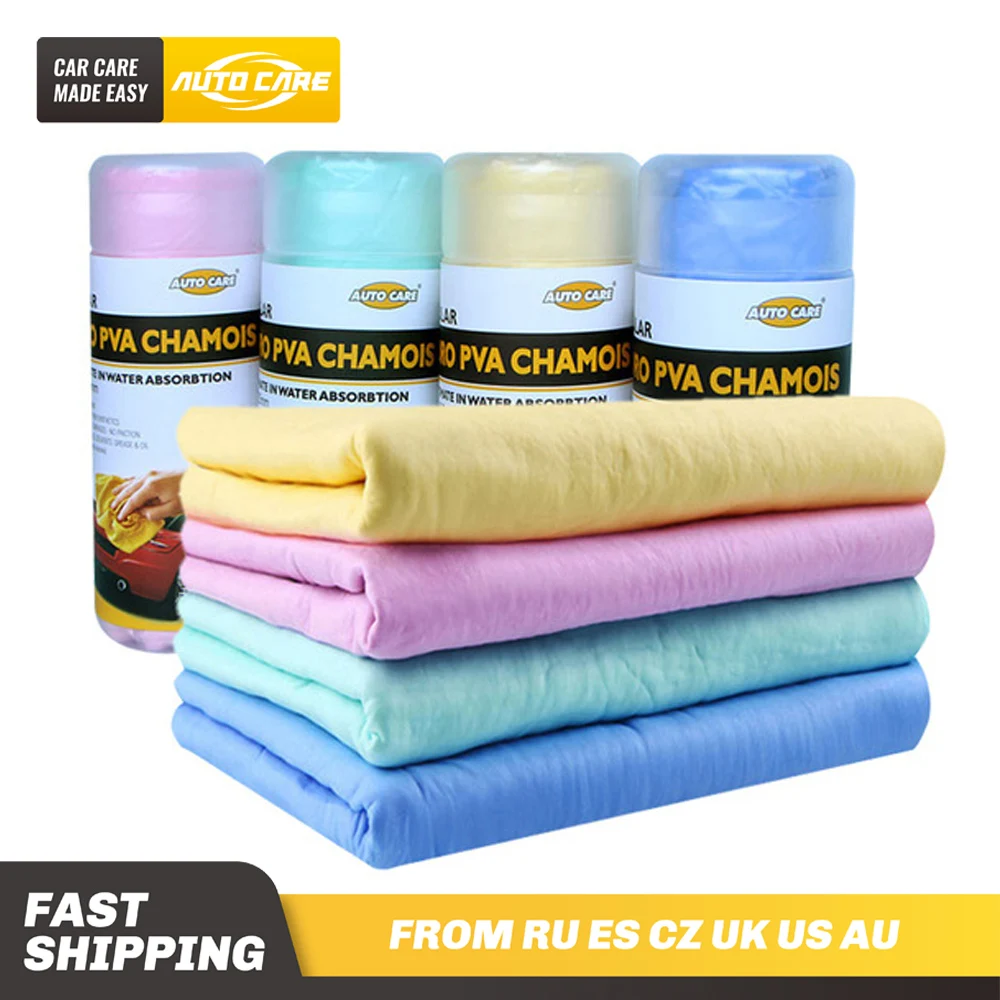 Synthetic Chamois Leathers PVA Home Auto Cars Care Dry Washing Wipes Clean B$CA 