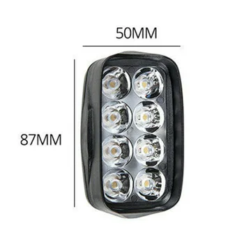 

LED Motorcycle Headlight 1200LM 12W IP68 80x50mm Replacement Parts Lamp