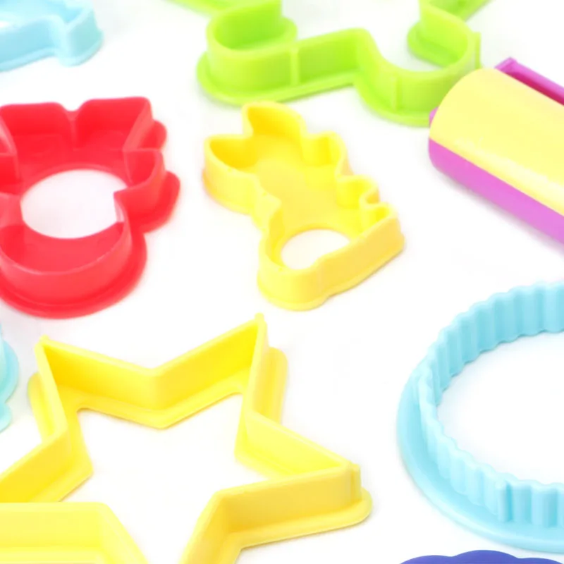 18x смешанные пластиковые ine тесто для лепки Фрезы Формы Детские Инструменты моделирования