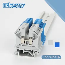 Special Price Din Rail Terminal Blocks 10Pcs UK-5N Universal Class Connector Screw Contact Conductors UK5N Panel Mount terminal strips Special Price Din Rail Terminal Blocks 10Pcs UK-5N Universal Class Connector Screw Contact Conductors UK5N Panel Mount terminal strips