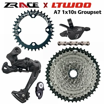 

LTWOO A7 10 Speed Bike Shifter + Rear Derailleurs + 42/46T Cassette / BCD104 Chainring + 10s Chain Groupset for PCR BEYOND M6000
