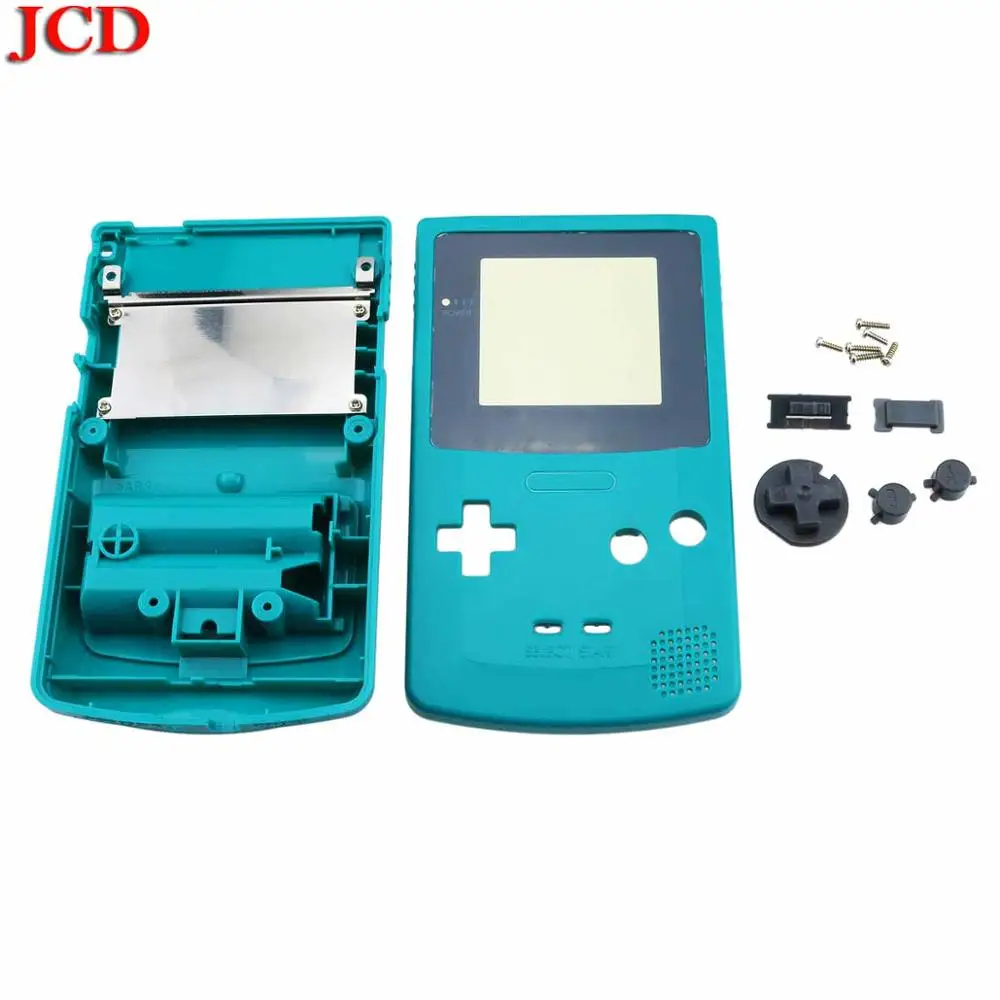 No1 JCD полный корпус оболочка Крышка для nintendo на запчасти для Gameboy DIY игра футляр для GBC Ремонт Часть корпус оболочка Пакет - Цвет: No1