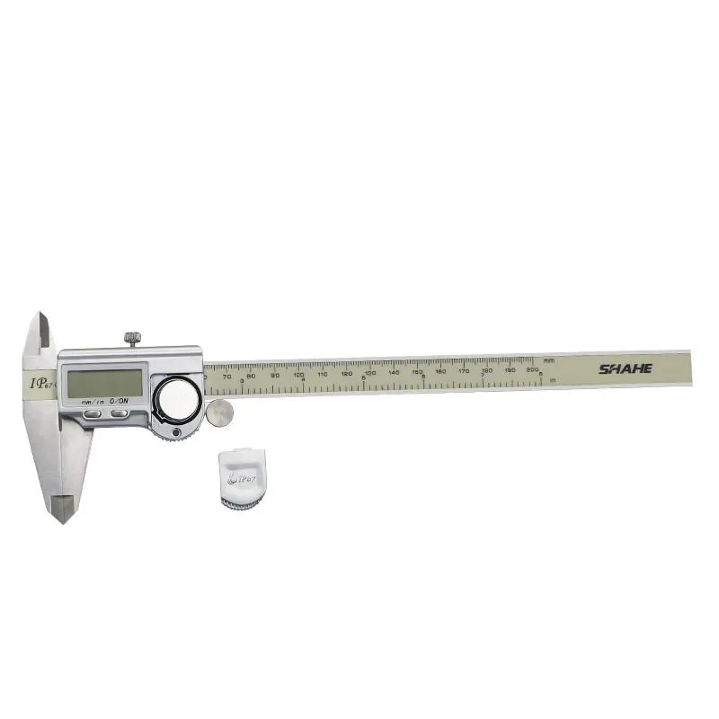 Штангенциркуль цифровой SHAHE IP67 200 мм 8 дюймов|ip67 push button switch|caliper pistonip67 standard |