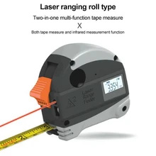 Лазерная рулетка USB зарядка инфракрасный Высокоточный дальномер цифровая лента измерительные инструменты лазерная линейка Лазерная мера лазерный дальномер рулетка лазерная измерительный инструмент дальномер лазерный