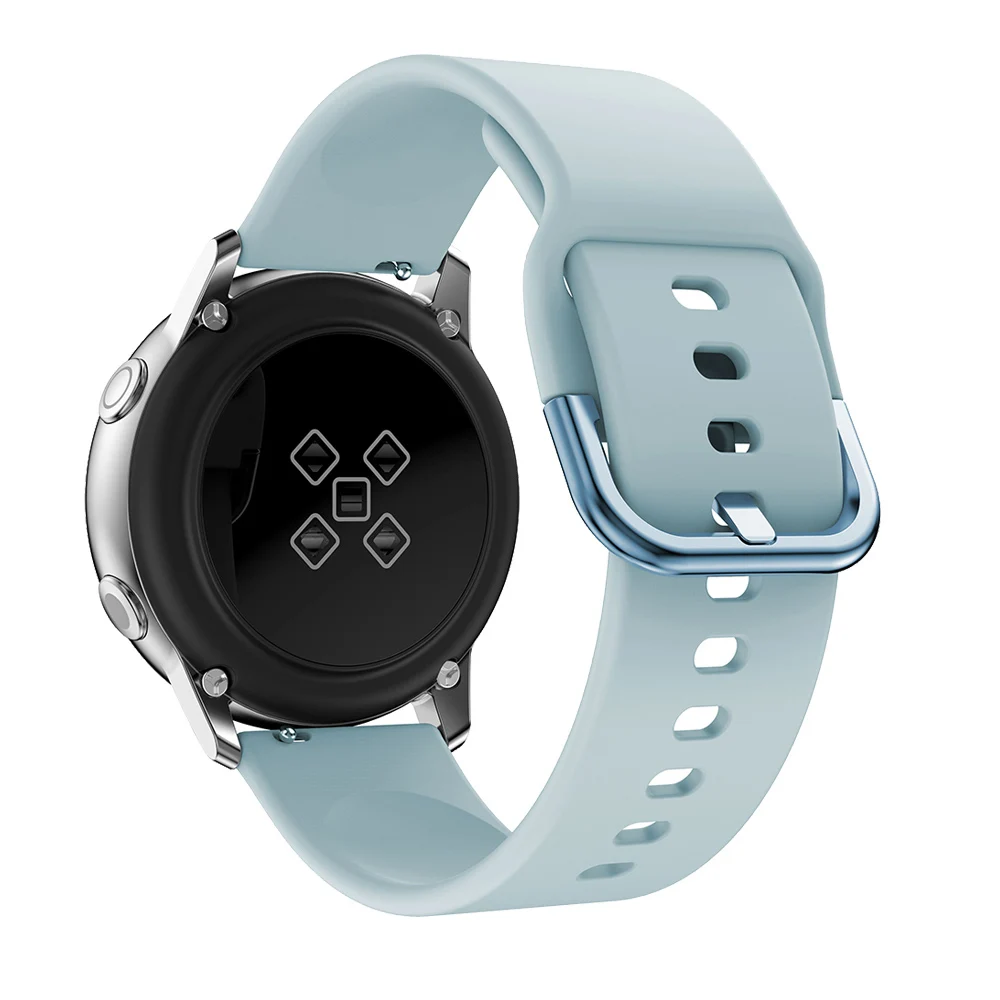 Силиконовый ремешок для спортивных часов для samsung Galaxy watch active 2 44 мм 40 мм, сменный ремешок для умных часов, ремешок - Цвет: 2