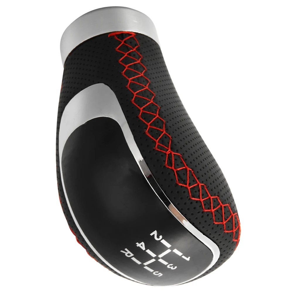 Pommeau De Vitesse Rond Cuir Noir OCC Motorsport – Confort Et Look Sportif Universel