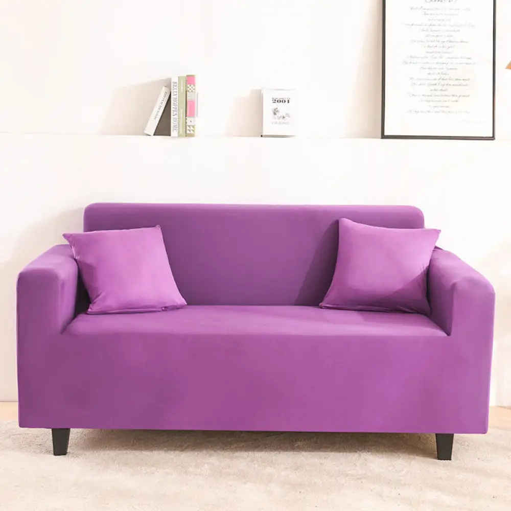 

Corner Sofa Covers For Living Room 3 2 Seater L Shaped Sofa Towel Solid Color Comfortable Soft Full Coverage Modular Couch Cover
