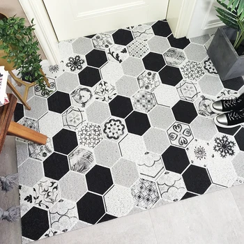 

Modern Style Geometry Marble Carpet Area Rug Bedroom Livingroom Kitchen Baths Mat Door Mat Anti-Slip Home Carpet R3461
