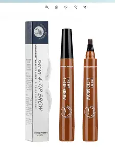 Карандаш для бровей с эффектом микроблейдинга, водостойкий карандаш, кончик-вилка, профессиональный и долговечный эффект татуировки, жидка...