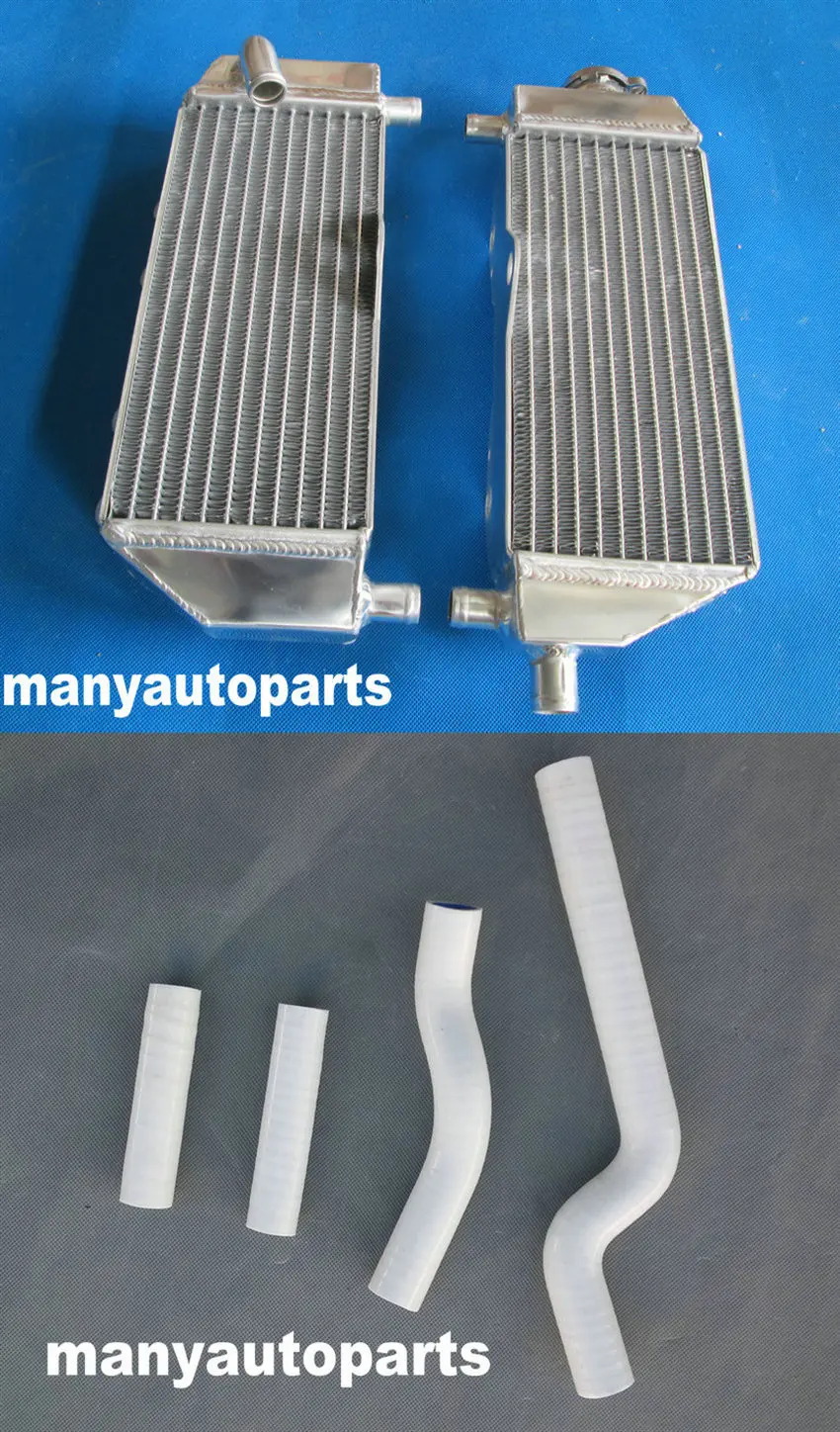 R& L радиатор из алюминиевого сплава для YAMAHA YZ250 YZ 250 2-х тактный двигатель 2002-2013 2007+ красный шланг