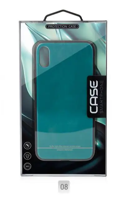 cardboard 08 100 шт Новое поступление ПВХ упаковочная коробка с внутренним лотком для iPhone11 pro max 11 pro сотовый Чехол для телефона - Цвет: cardboard 08