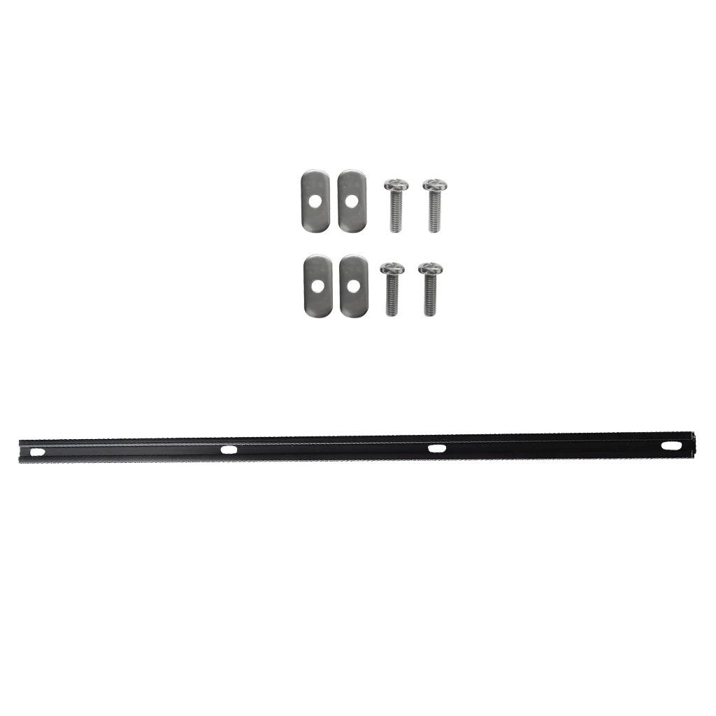 Rail Rail Sliding 60 Cm Aluminum With Screw Piece Hardware For Canoe Kayak