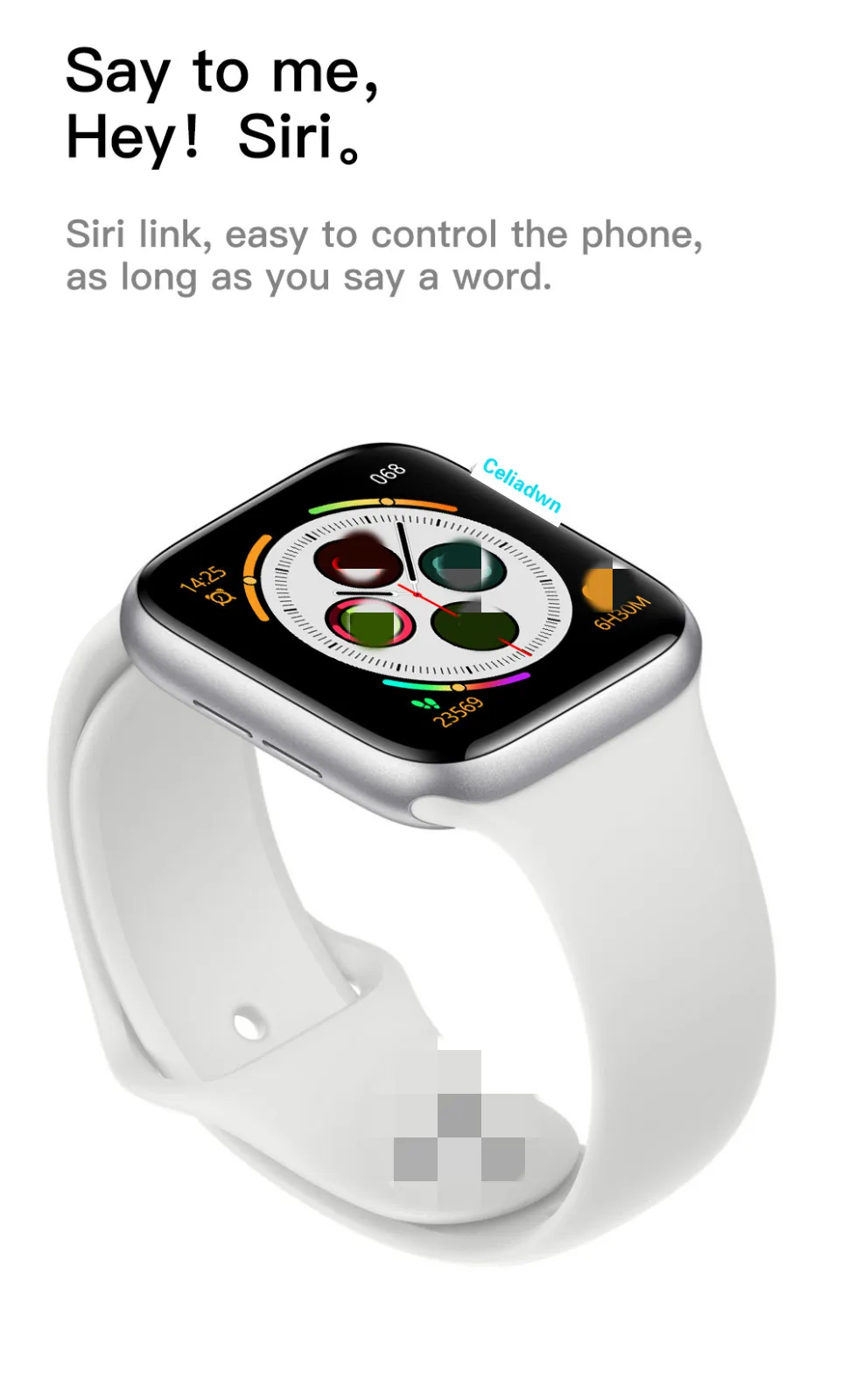40/44 мм серия 5 Bluetooth SIRI Смарт часы IWO 12 монитор сердечного ритма ЭКГ SmartWatch для iPhone Android телефон PK IWO 8 9 10 11