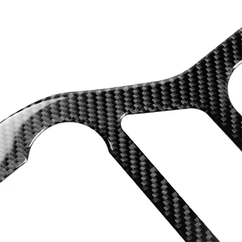 

1* Navigation Panel Cover Trim Carbon Fiber 2015-2019 ABS DIY Practical