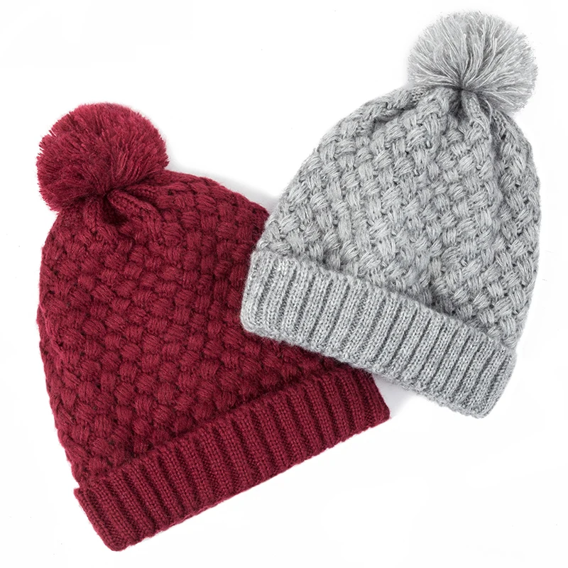 Модная зимняя женская шапка, зимняя женская шапка, вязаные шапки для девочек, шапка, Толстая теплая женская шапка, шапочки