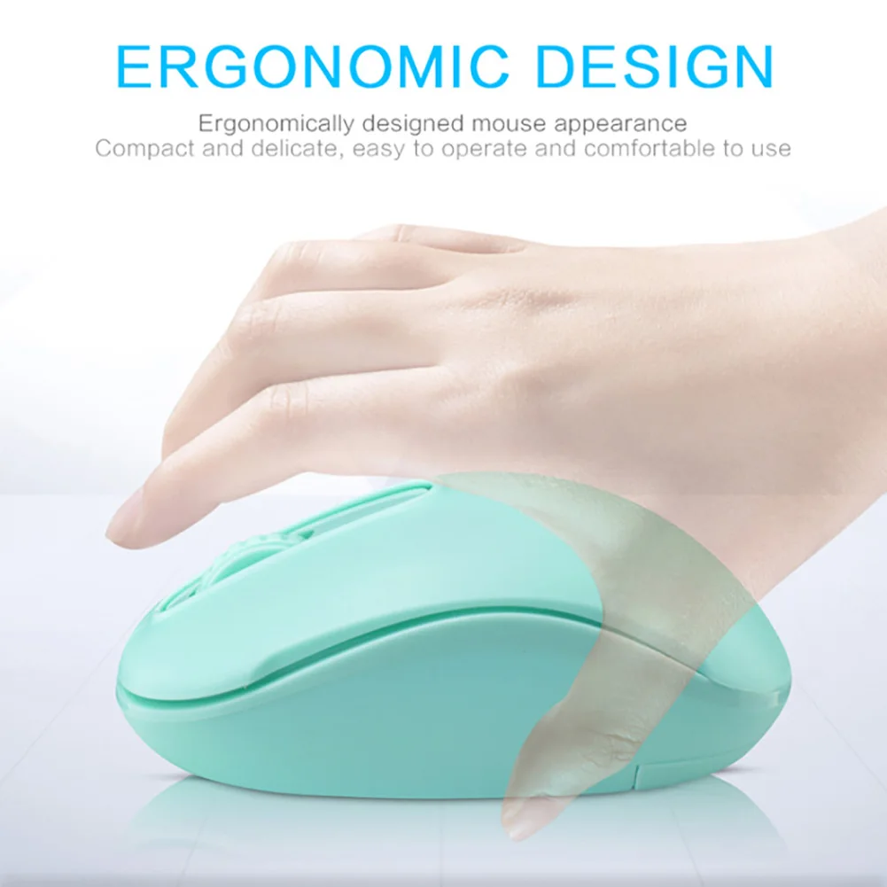 Портативная Мобильная Беспроводная мышь 800DPI 2 4 ГГц эргономичная мини USB