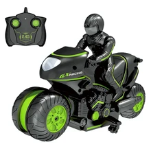 RC трюк мотоцикл 2,4 Ghz 3D вращающийся дрейф трюк гоночный мотоцикл электрический пульт дистанционного управления мальчик RC игрушки для детей