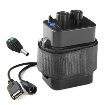 

DIY 6x 18650 Battery Storage Case Power Bank Box 12V Power Supply USB Charger for Mobile Phone Tablet LED Light WiFi Router
