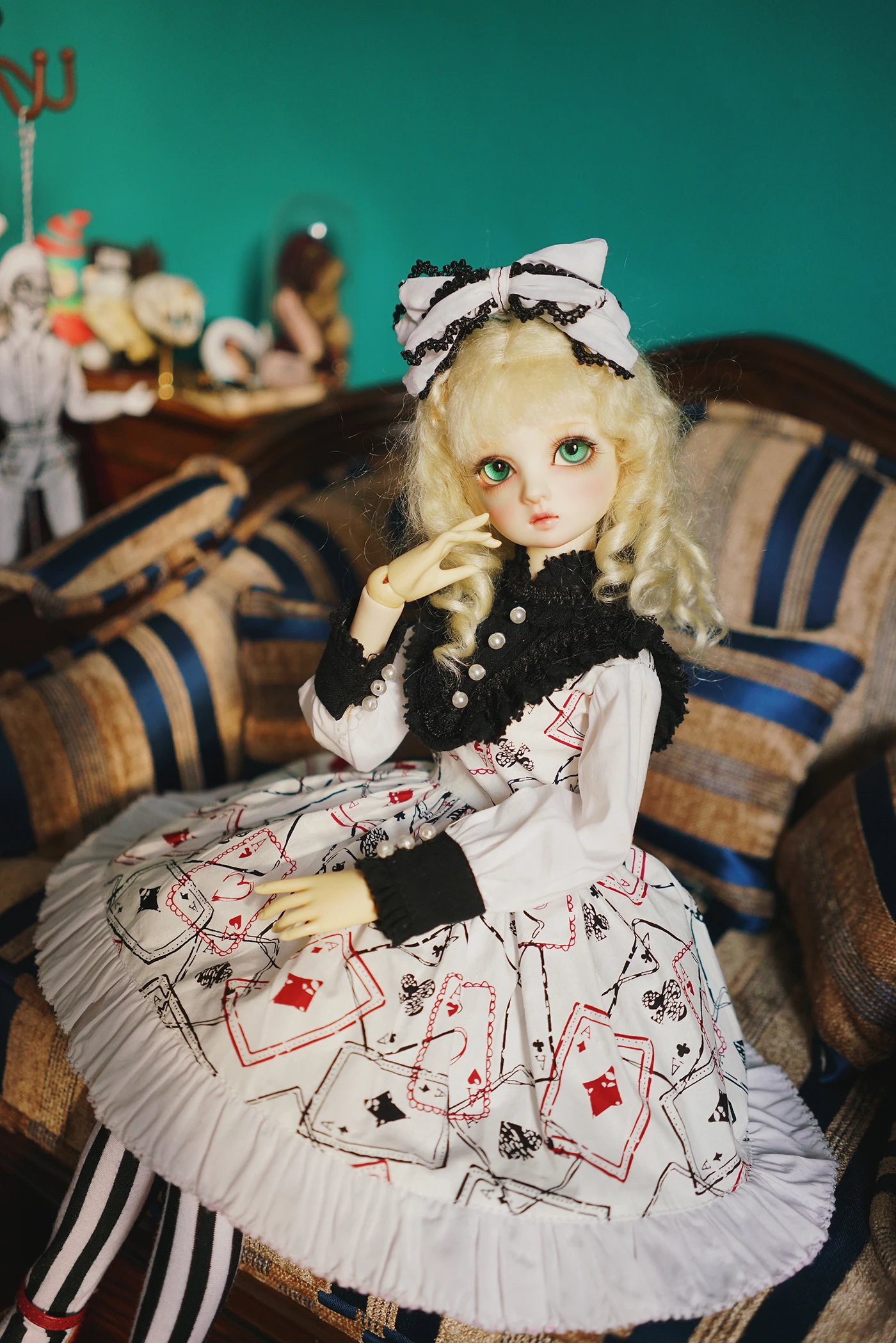 BJD куклы одежда карты Лолита платье для 1/3 1/4 1/6 игрушки аксессуары Игрушки девочек