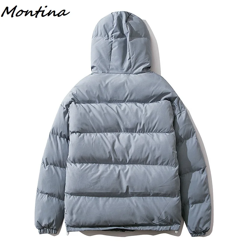 Dark Icon Big Pocket Men's Coat with Hoodie Thick Warm Outerwear Coats for Men Detachable Hat Jackets men puffy winter coat