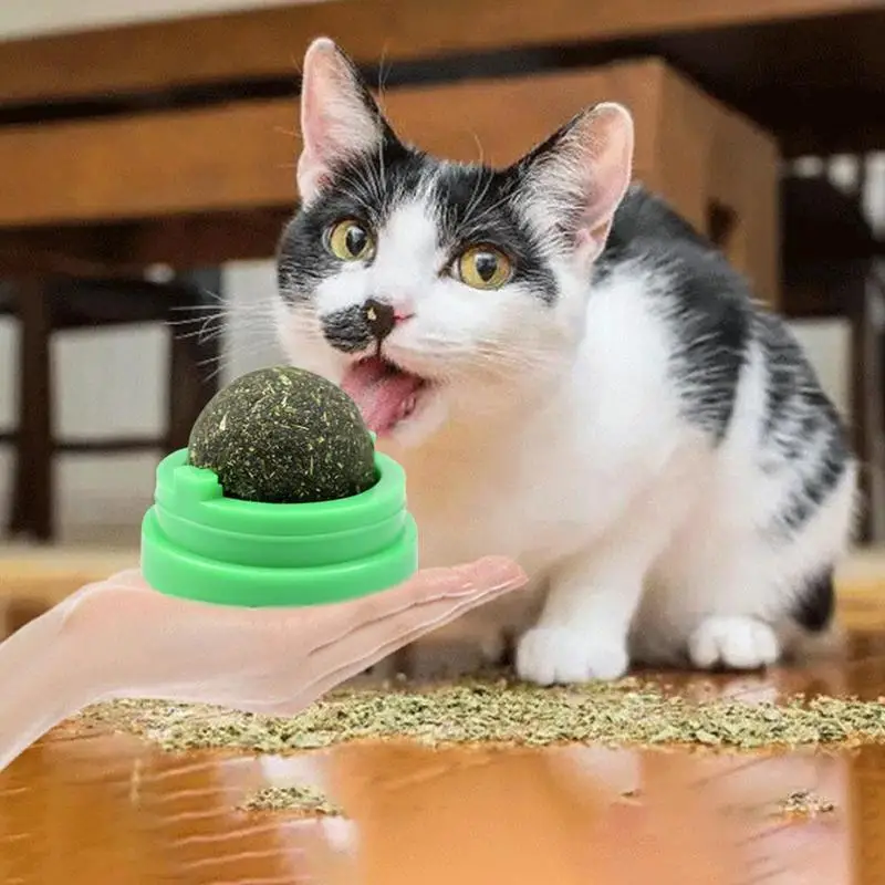 Кошачья мята пузыри котенок игрушки лизание сахар игрушка котенок здоровые лакомства вращающиеся кошачьи Мячи товары для домашних животных кошек интерактивные игрушки
