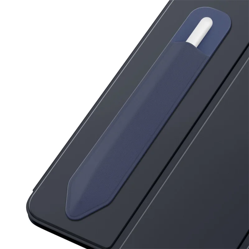 Indigo Пенал держатель наклейка для Apple Pencil(1st и 2nd Gen), эластичный карман карандаш кошелек из искусственной кожи клейкий рукав для Air 3 - Colors: Indigo