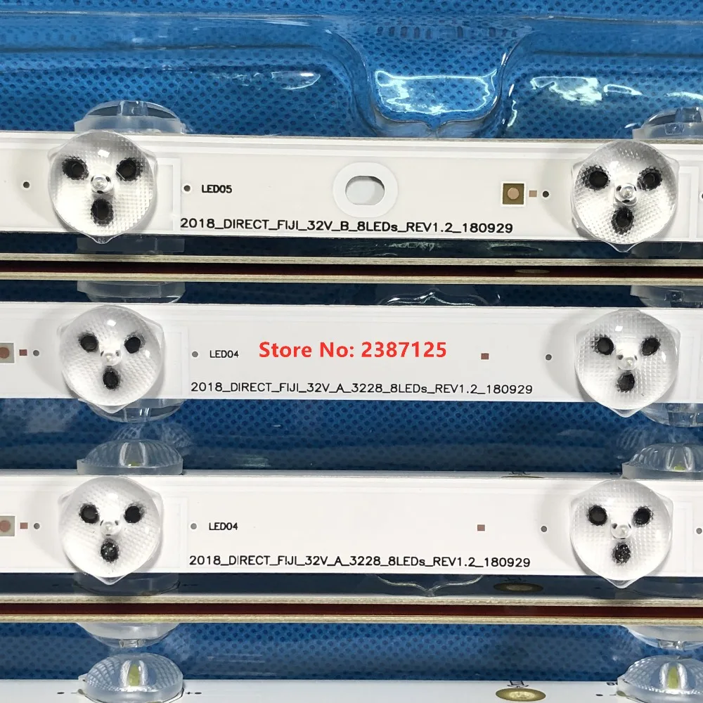 10 компл. = 30 шт. 8 светодиодный Светодиодный подсветка полосы для sony ТВ KDL-32R433B 32R435B 32R410B 32R420B LG INNOTEK 32 дюйма WXGA NDSOEM WA WB