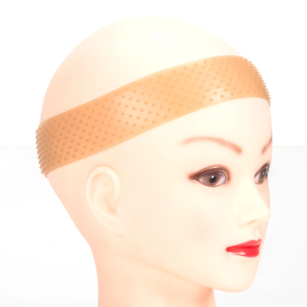 

Transparent Silicone Headband Flexible Silicon Wigs Fix Non Slip Wig Bands Comfortable Strong Hold On Heads For Wigs And Frontal