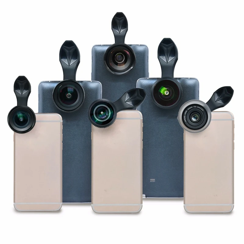 FFYY-Apexel Professional 4K Wide Lens Circular Polarizing Filter 16Mm Hd Super Wide Angle Lens For Iphone 6S Plus 7 Htc More Pho