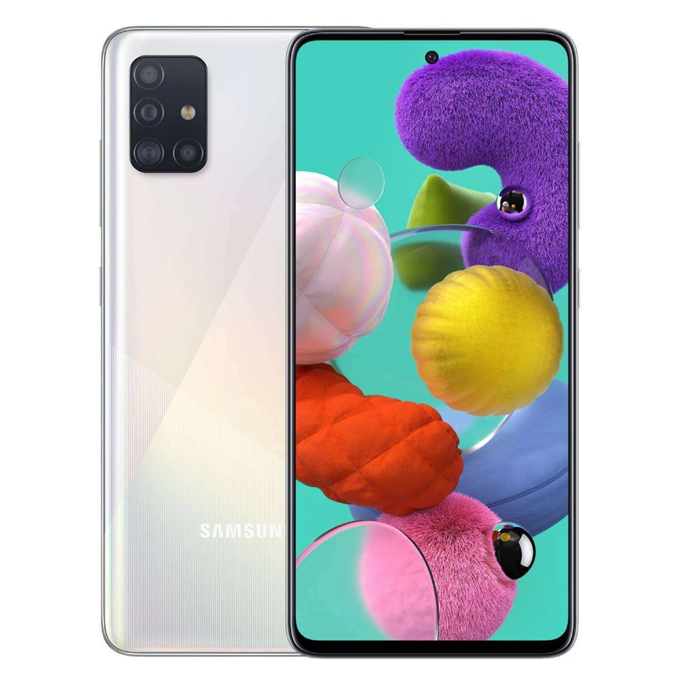 Samsung Galaxy A51 5G A5160 Original Mobile Phone Dual Sim Octa Core Exynos 9611 6.5" 4 back Cameras 8GB&128GB NFC Fingerprint ddr5 ram 8GB RAM