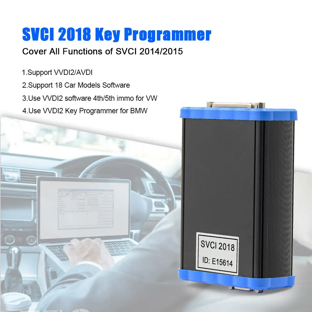 Полная версия SVCI V2018 без ограниченная Диагностика fbdi VVDI 2 AVDI Автомобильный ключ ECU программист OBD OBD2 автомобильный диагностический инструмент