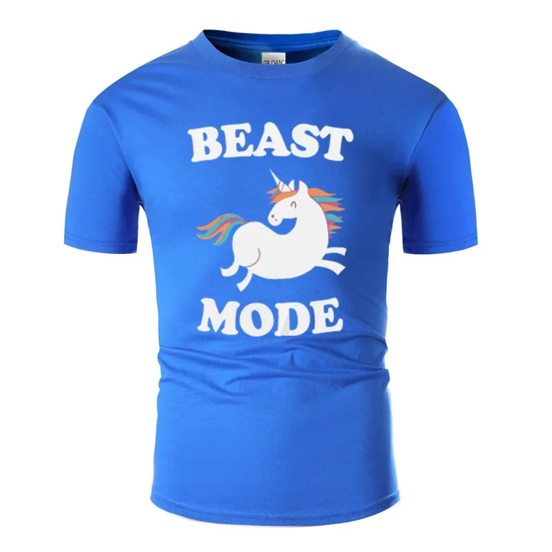 

Newest Customized Beast Mode T Shirt Man Humorous Outfit Gray Streetwear Awesome Men And Women T-Shirts High Quality