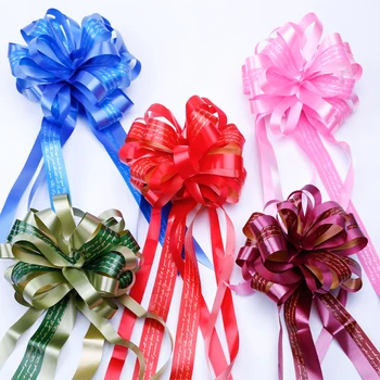 

Two-color Drawn Hand Flowers 10Pcs 6cm with Letters Car Handle Wedding Party Room DIY Decoration Fashion Ribbon Butterfly Knot