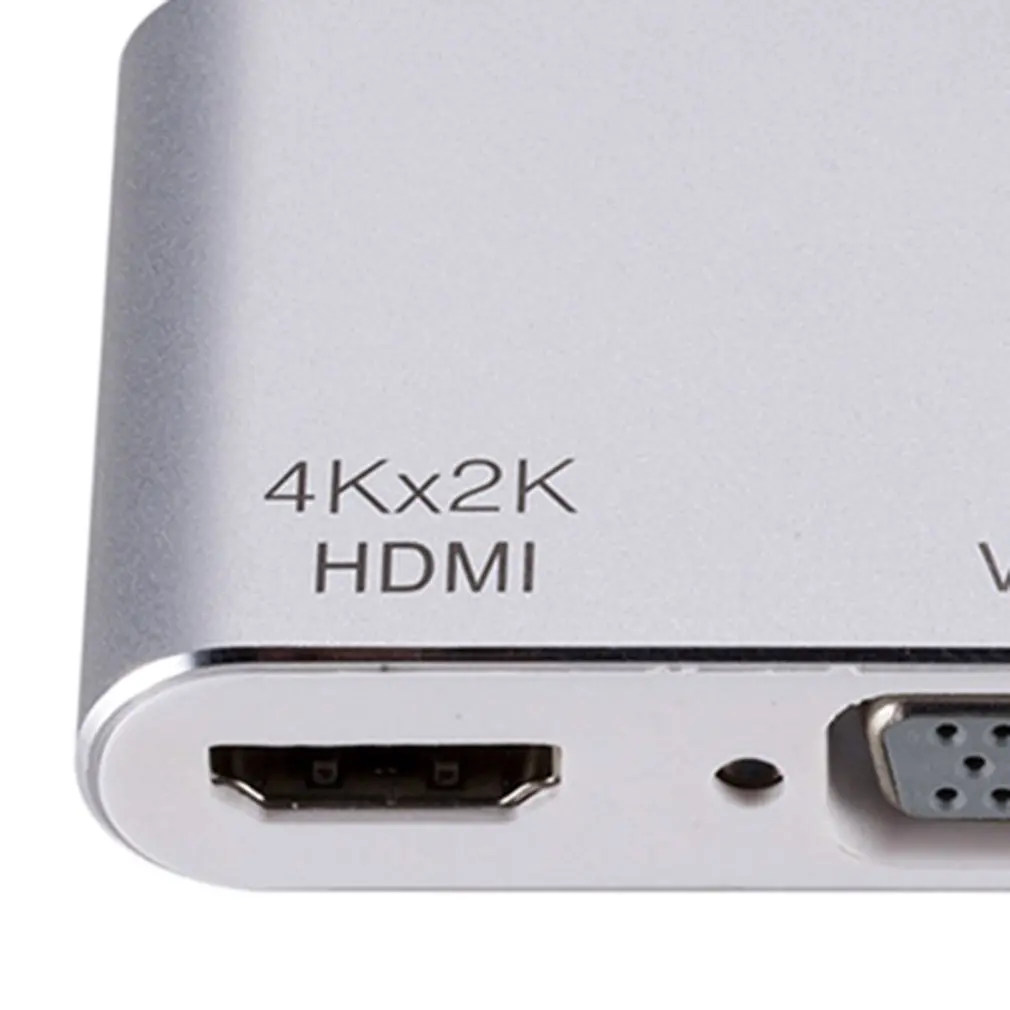 Тип C HDMI конвертер Поддержка 4k USB-C VGA порт адаптер концентратор HDMI адаптер концентратор для ноутбука телевидения