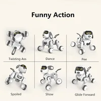 Child Educational Learning Toy RC Robot Electric Smart pet Dog LED Light Gesture Sensing Dialogue Singing Dancing Robot pet Dog 2