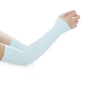 

Summer Outdoor Ice Silk Sun Sleeves Ice Sleeve Sun Protection Running Long Protection Sleeves Arm Cycling Sport Girl Uv Gol N7X7