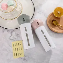 Красивая форма безопасный материал путешествия лосьон в бутылках бизнес дорожный флакон для косметических средств портативный четыре в одном роторный пресс