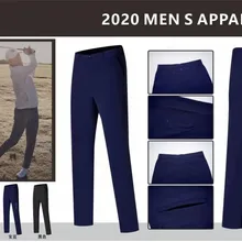 Q2019 новые мужские спортивные брюки быстросохнущие для гольфа осенние и зимние повседневные брюки для мужчин
