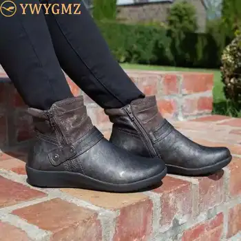 

2020 Women Zipper Chelsea Boots Fashion Suede Low Heel Shoes Women Short Boots Square Heels Casual Ankle Boots Botas Mujer