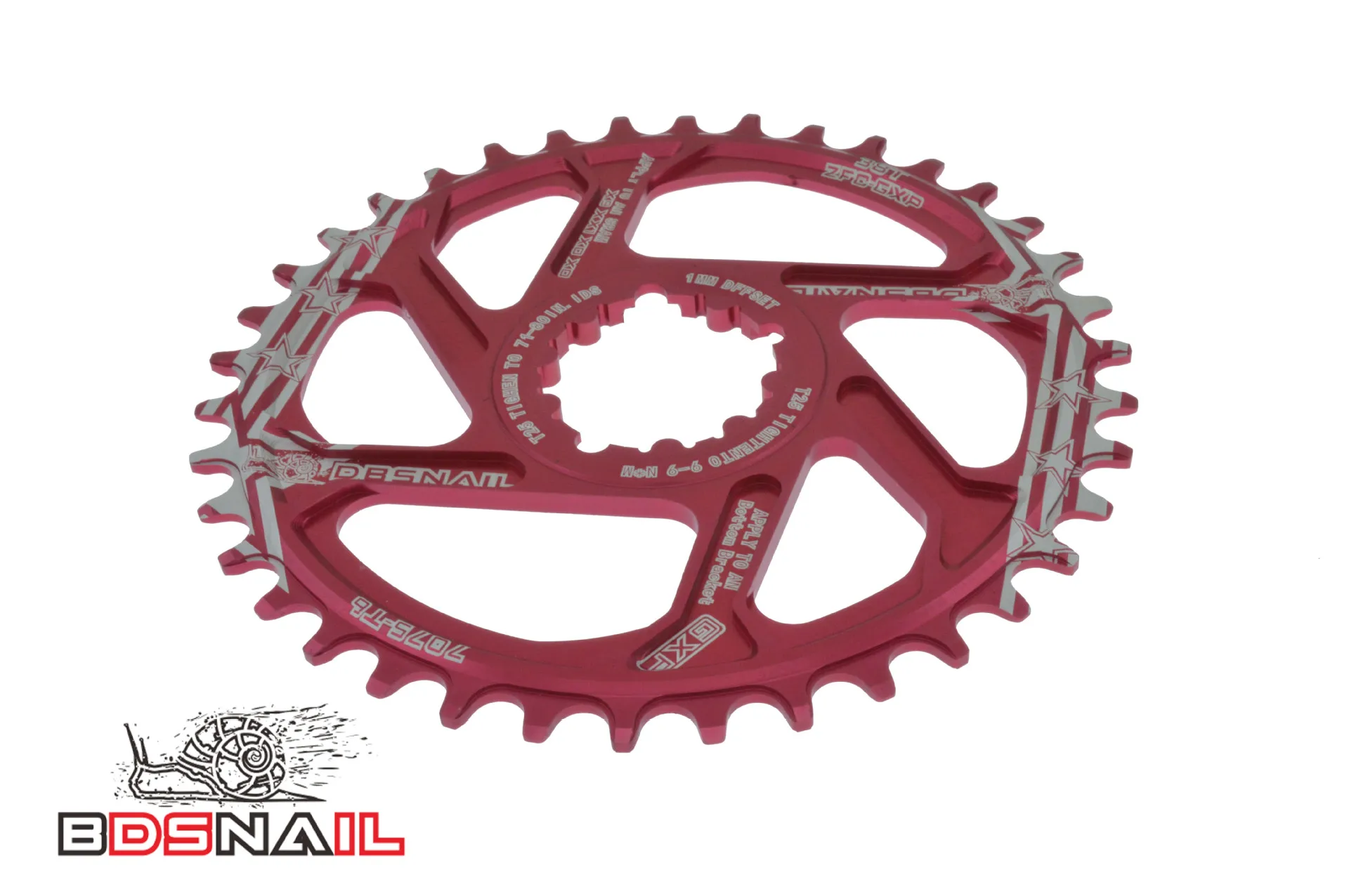 

Bdsnail GXP And Negative Tooth One-piece Disc Only X9 XO X01 XX1 32T 34T Crankset