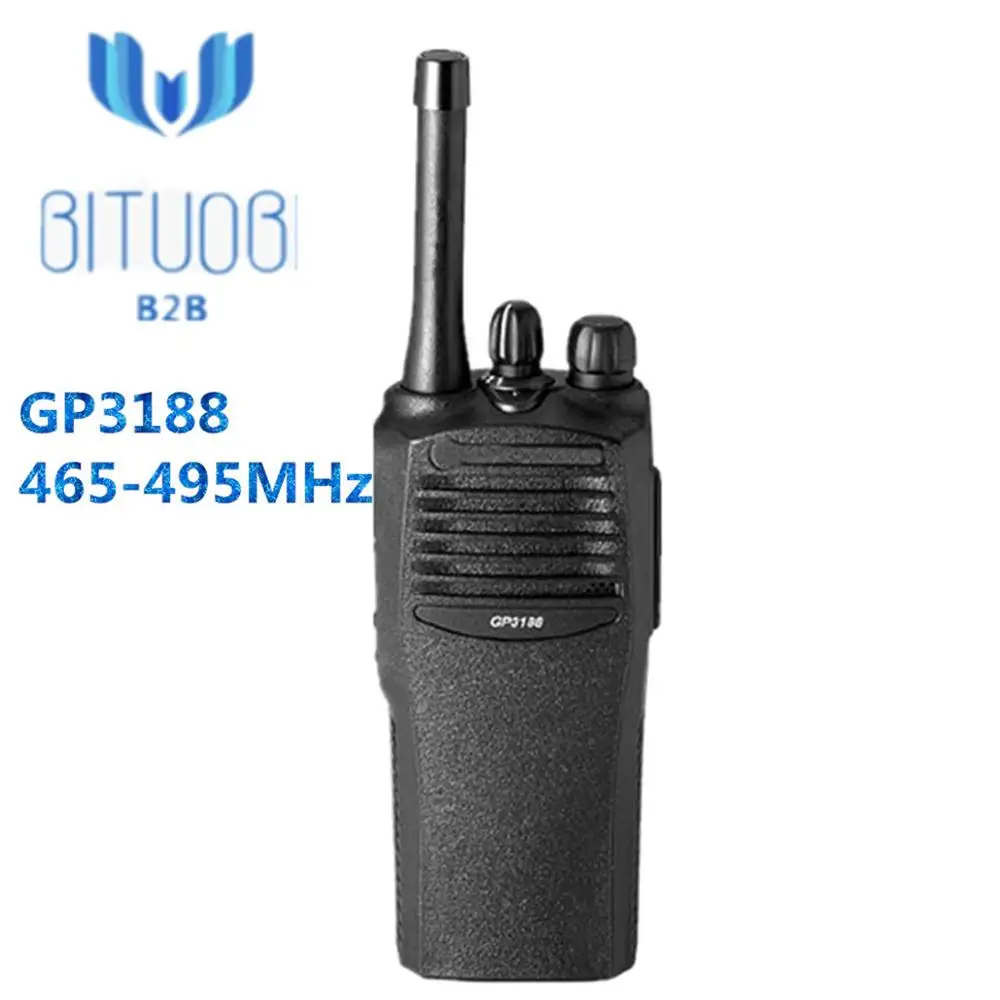 465-495MHz GP3188 VHF Любительская рация Betriebsfunk аналоговое радио 146-174 МГц 403-438 МГц 438-470 МГц 465-495MHz Walkie Talkie с прочный и надежный - Цвет: 465-495MHz