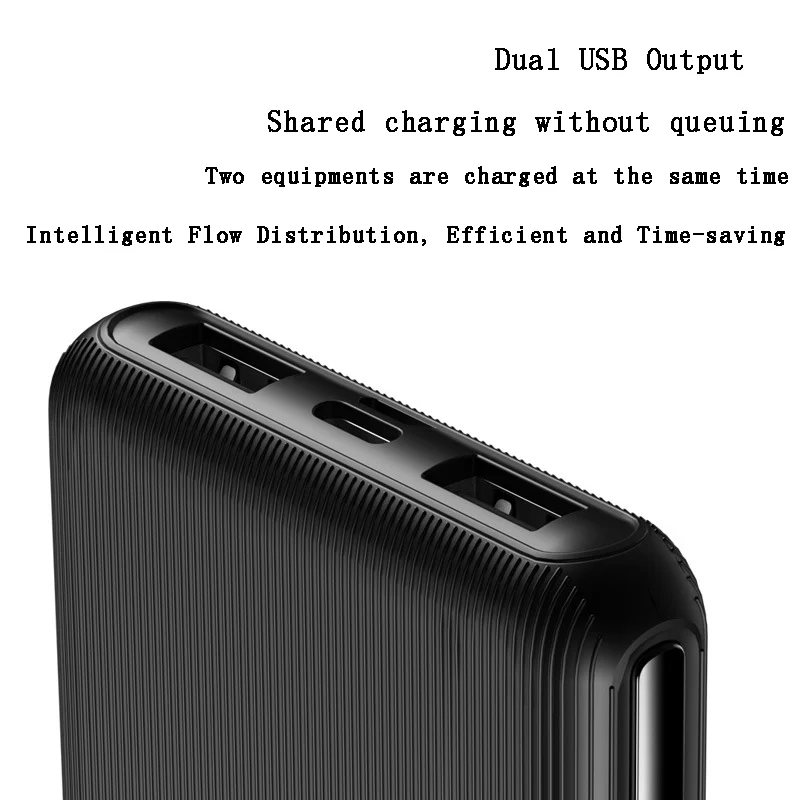 Внешний аккумулятор 10000 мАч для Xiaomi mi 2 USB power Bank портативное зарядное устройство Внешний аккумулятор повербанк для iPhone Xiao mi huawei