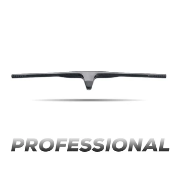 

ULLICYC T1000 Carbon fiber integrated MTB Bicycle Handlebar Riser -12°degree Unit 740 mm Titanium screw use mtb XC cross country