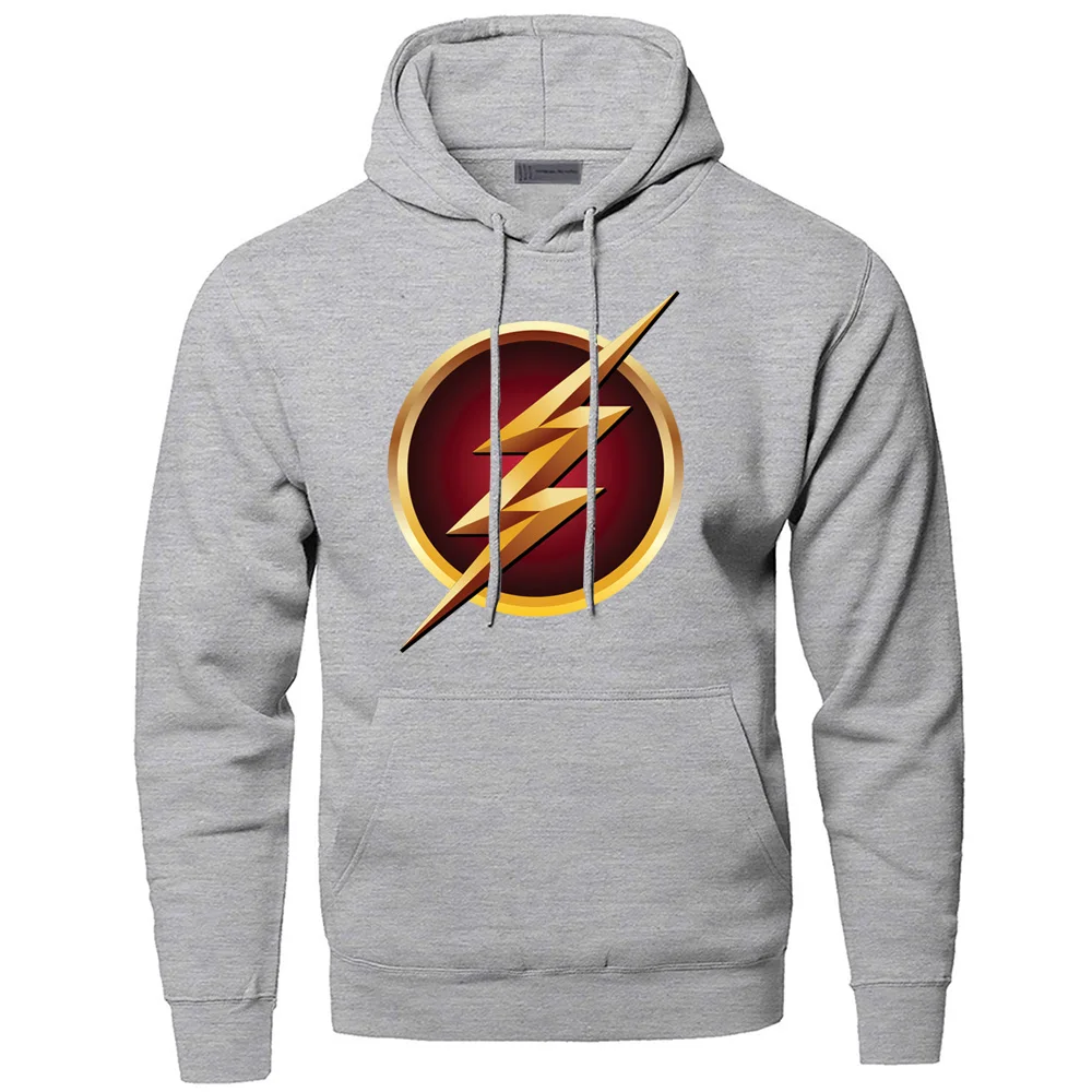 Superhero The Flash Hoodies Men Barry Allen Sweatshirts STAR Hooded Sweatshirt Hoodie 2019 Winter Autumn Super Hero Sportswear