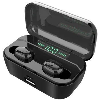 

3500 mAh TWS Wireless Earphone Bluetooth 5.0 Earphones Led Power Display CVC8.0 DSP noise reduction Sport Headset Power bank