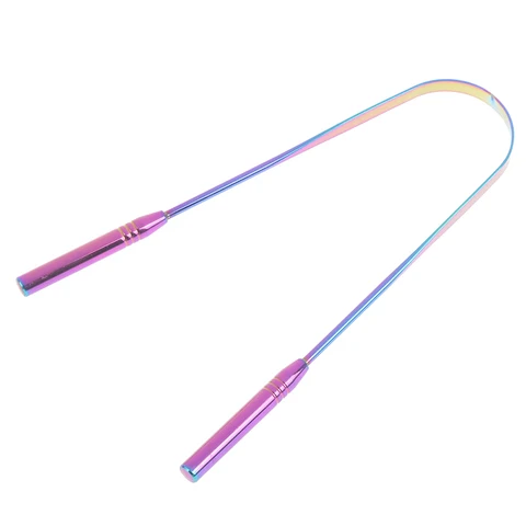 Steel Tongue Scraper 3 Colors Metal Tongue Fresh Breath Cleaning Toothbrush Oral Hygiene For Oral Hygiene Care