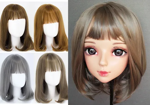 (DM-WIG08) Смола японского аниме кигуруми косплей маска Лолита Crossdressing BJD Masks' парик